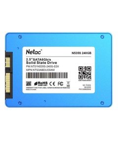SSD накопитель Netac 240GB N535S NT01N535S 240G S3X 240GB N535S NT01N535S 240G S3X