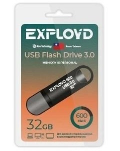 Флешка 600 32 ГБ черный EX 32GB 600 Black Exployd