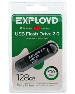 Флешка 570 128 ГБ черный EX 128GB 570 Exployd