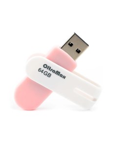 Флешка 220 64 ГБ розовый OM 64GB 220 Oltramax