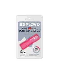 Флешка 620 4 ГБ красный EX 4GB 620 Red Exployd