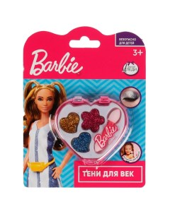 Косметика для девочек Барби тени для век с блестками мерцание 70866B4 BAR Милая леди