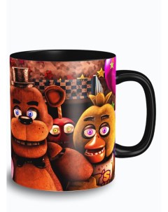 Кружка черная игры five nights at freddys пять ночей с фредди fnaf 8774 Бруталити