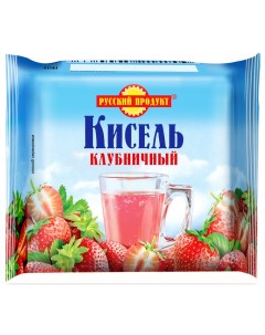 Кисель клубничный брикет 220 г Русский продукт