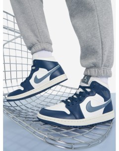 Кеды женские Air Jordan 1 Mid Синий Nike