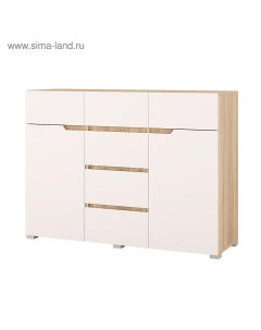 Комод 1200 анталия 1200х884х376 белый дуб сонома Nobrand