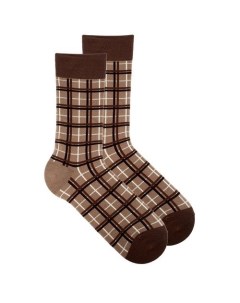 Носки Brown Mode Клетка размер 40 45 Krumpy socks