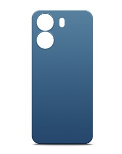 Чехол для Xiaomi Redmi 13C Poco C65 силиконовый матовый синий Miuko