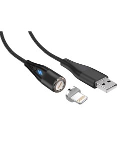 Кабель JA DC48 USB2 0 lightning 8pin 1m Black Jet.a