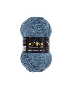 Пряжа TWEED LAMBSWOOL 75 шерсть 25 полиамид 10 шт х 50 г 150 07 джинсовый Alpina