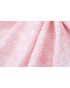 Ткань 0620 10 трикотажная кулирка розовые огурцы Ткань для шитья 100x160 см Unofabric
