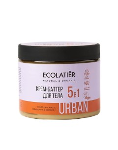 Крем баттер для тела 5 в 1 какао ши кокос макадамия бабассу 400 0 Ecolatier