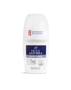 Шариковый дезодорант антиперспирант Уход за кожей с Белым чаем Skin Care Deo Roll On Felce azzurra
