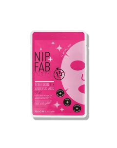 Маска для лица тканевая с салициловой кислотой Purify Teen Skin Fix Purify Acid Mask Nip&fab