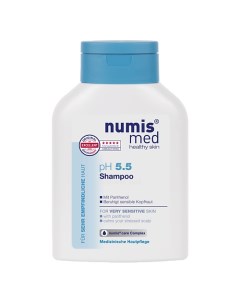 Шампунь для волос pH 5 5 для чувствительной кожи головы с пантенолом 200 0 Numis med