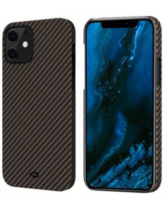 Чехол MagEZ Case KI1206 для iPhone 12 Mini Black Brown Pitaka