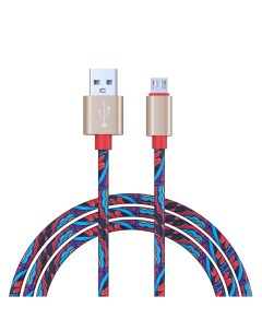 Кабель для зарядки Жар Птица Micro USB 1м 1 5А кожаная оплетка 4 цвета пакет Forza