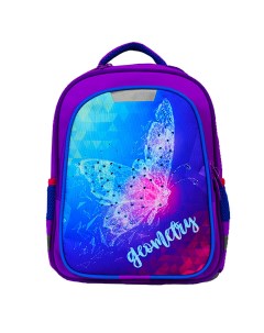 Рюкзак детский Гулливер бабочка 0363 фиолетовый 29х13х39 Luris