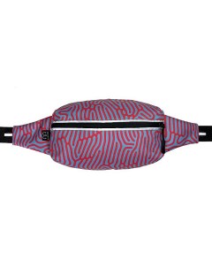 Сумка поясная SR0001WB 806 Marathon Waist Bag малиновый голубой Enklepp