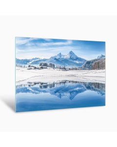 Картина Снежные горы AG 40 78 40х50 см на стекле Postermarket