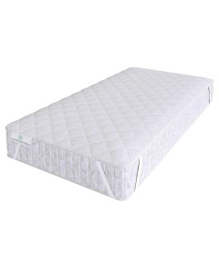 Наматрасник топпер Cotton 80x210 на резинках на матрас высотой до 25 см Clever-mattress