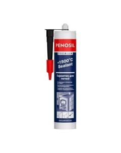 ПЕНОСИЛ Premium 1500 C Sealant Герметик для печей и каминов черный 280мл Penosil