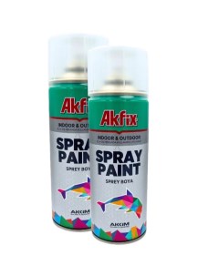 Акриловая аэрозольная краска Spray Paint 400 мл RAL 3002 карминово красная 2 шт Akfix