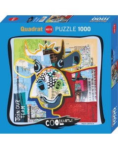 Пазл Heye Разноцветная корова 1000 деталей Heye puzzle