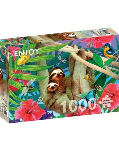 Пазл Enjoy 1000 дет Милые ленивцы Enjoy puzzle