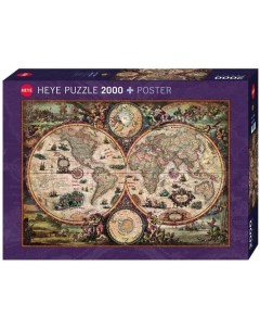 Пазл Историческая карта 2000 элементов 29666 Heye puzzle