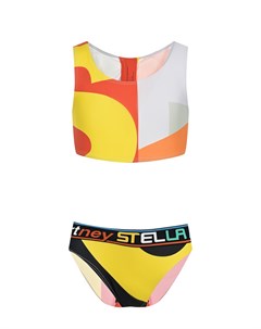 Купальник в стиле color block Stella mccartney