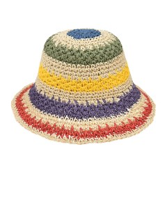 Шляпа в разноцветную полоску Catya