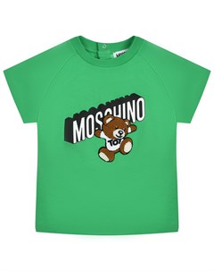 Футболка с аппликацией медвежонок Moschino