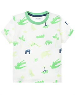 Футболка с принтом крокодилы Sanetta kidswear