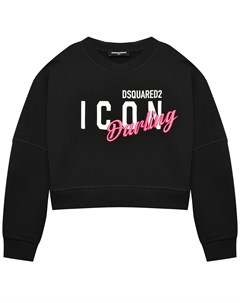 Свитшот с принтом ICON Darling черный Dsquared2