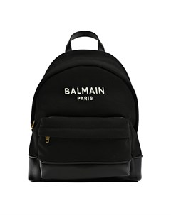 Рюкзак комбинированный белое лого Balmain