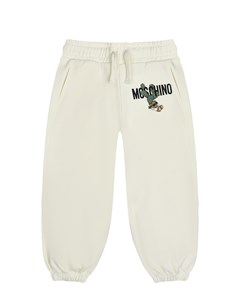 Спортивные брюки с принтом лого и кактус Moschino