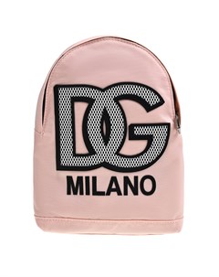 Рюкзак с логотипом DG розовый Dolce&gabbana