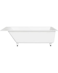 Ванна из искусственного камня Cascata S Sense 180x80 см с ножками матовая Salini