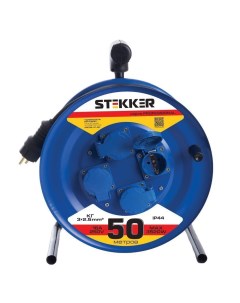 Удлинитель Professional 4гн 50м с з PRF02 41 50 39297 Stekker