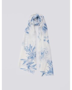 Тканевый шарф с растительным рисунком Zolla