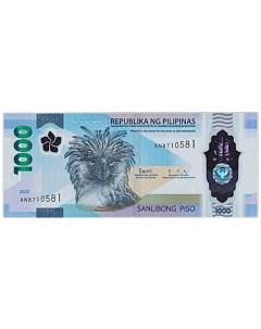 Банкнота 1000 песо Филиппины 2022 аUNC Mon loisir