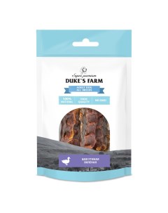 Лакомство для собак Утиная шея вяленая кусочки 60г Duke's farm