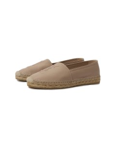 Кожаные эспадрильи Espadrille Saint laurent