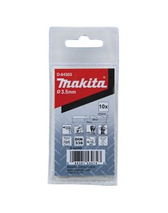 Сверло по металлу D 64303 HSS TiN Economy 3 5x39x70 мм 10 шт Makita