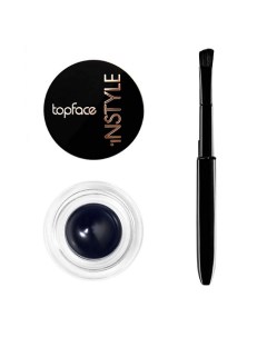 Подводка для глаз гелевая водостойкая с кисточкой Instyle Gel Eyeliner Topface