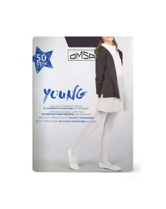 Kids Young Колготки детские 50 ден Grigio Grafite 0 Omsa