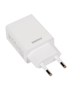 Сетевое зарядное устройство 2xUSB A 2 А белый Remax