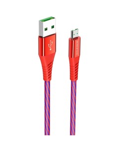 Кабель USB 2 0 A m micro USB 2 0 B m 1 2м BU13 Craft Красный Borofone