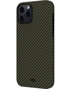 Чехол MagEZ KI1205PM для iPhone 12 Pro Max Black Green Pitaka